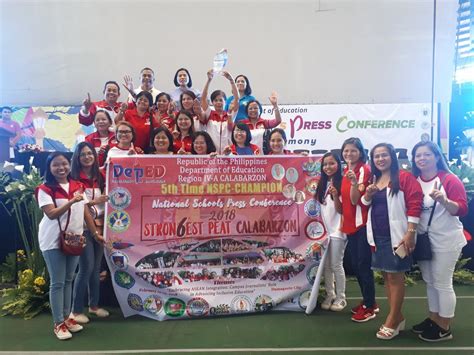 news writing filipino winning piece|Calabarzon overall champion in National Schools .